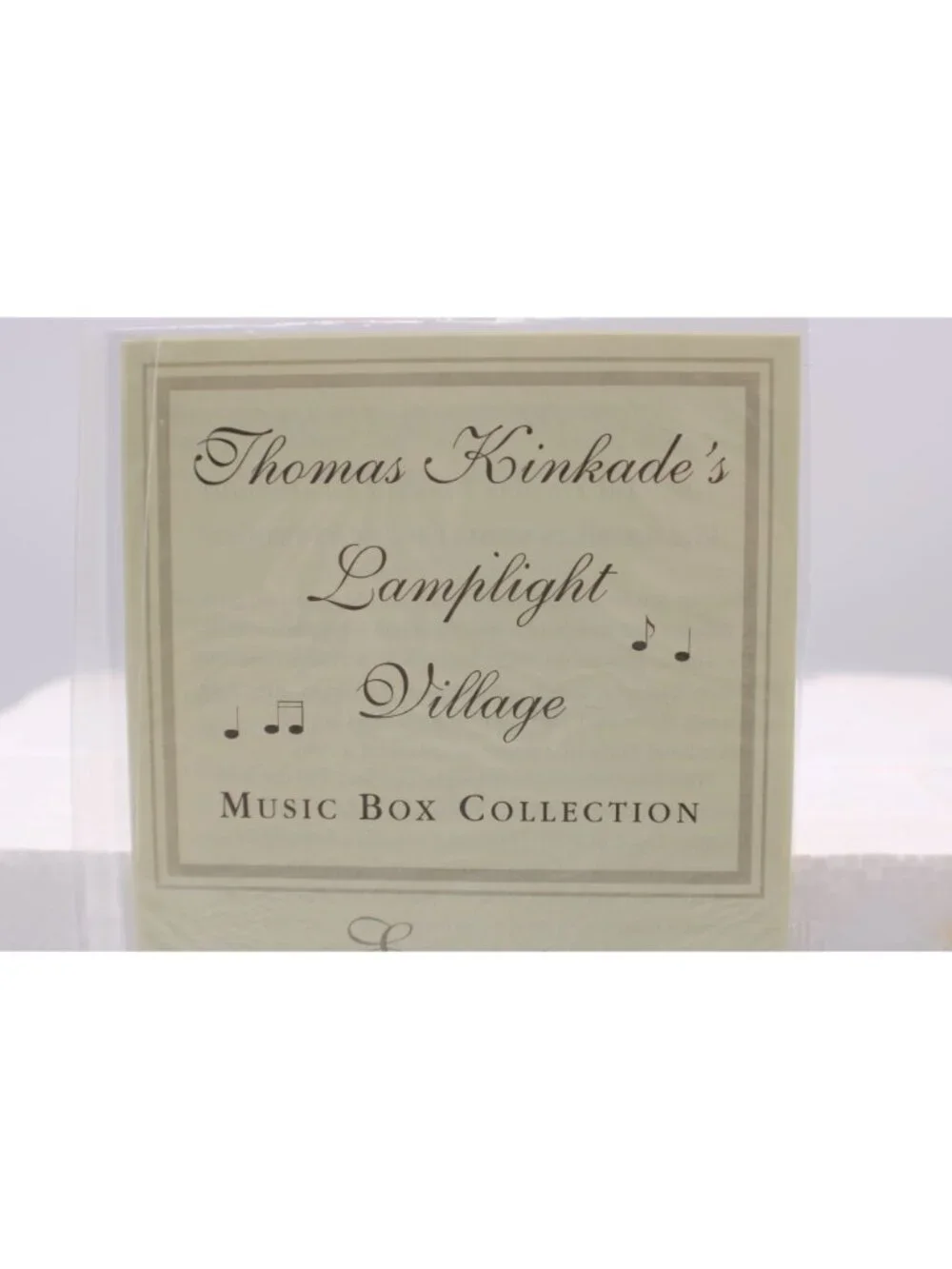 Thomas Kinkade Moonlight Lane Music Box Lamplight Village Collection 1999 3rd Ed